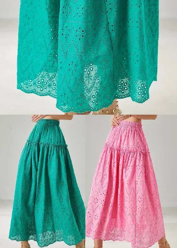 fine-rose-ruffled-hollow-out-cotton-skirt-summer