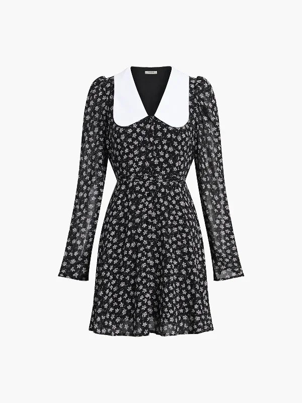 floral-peter-pan-collar-short-dress