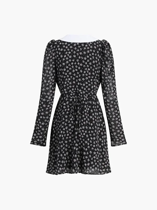 floral-peter-pan-collar-short-dress