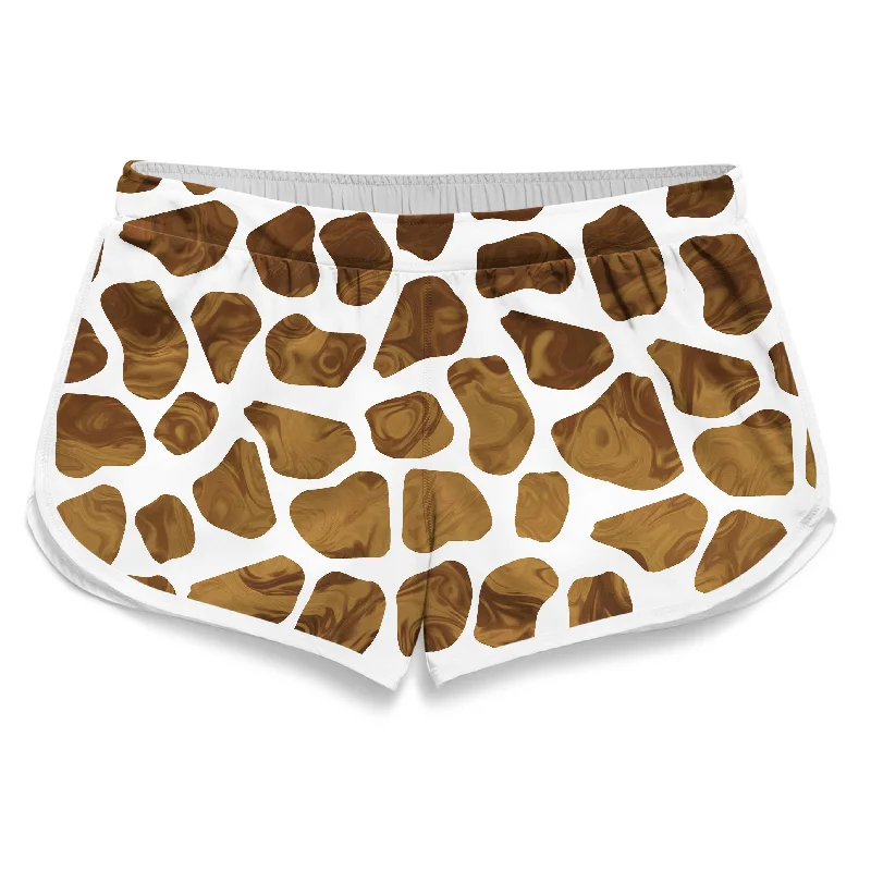 Giraffe Spots Women's Retro Shorts