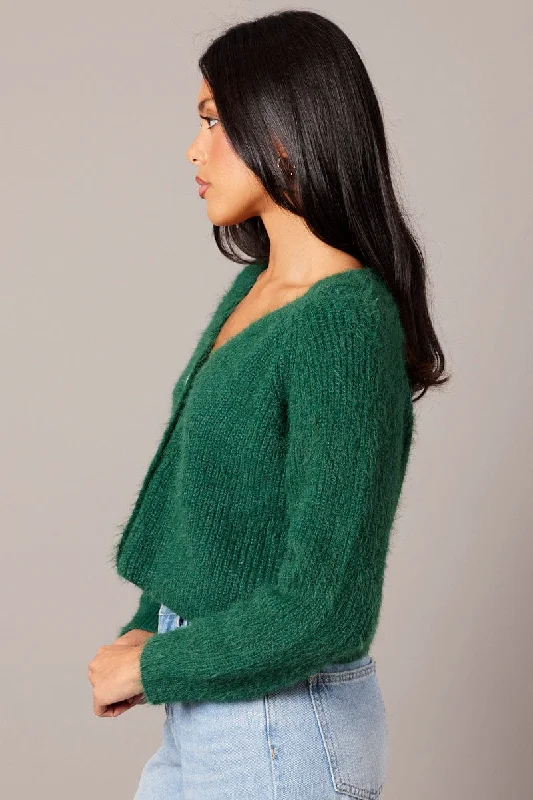 green-fluffy-knit-cardigan-v-neck-kn2548-41jb-1