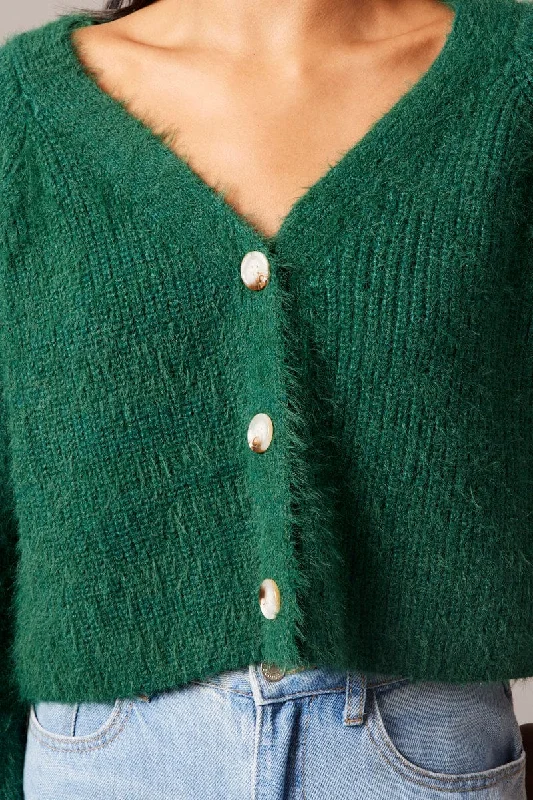 green-fluffy-knit-cardigan-v-neck-kn2548-41jb-1