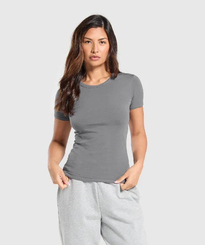 Gymshark Cotton T-Shirt - Brushed Grey