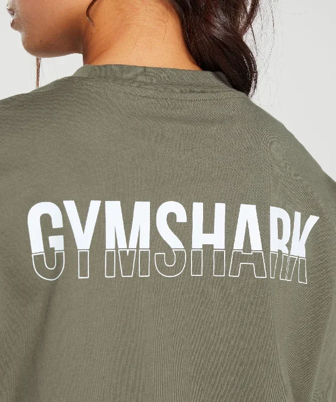 gymshark-fraction-oversized-t-shirt-camo-brown-ss24