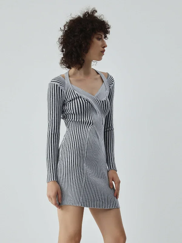 halter-long-sleeve-short-sweater-dress