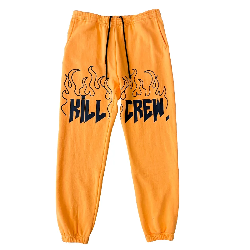 HEAVYWEIGHT LUX SWEATPANTS FLAME - ORANGE