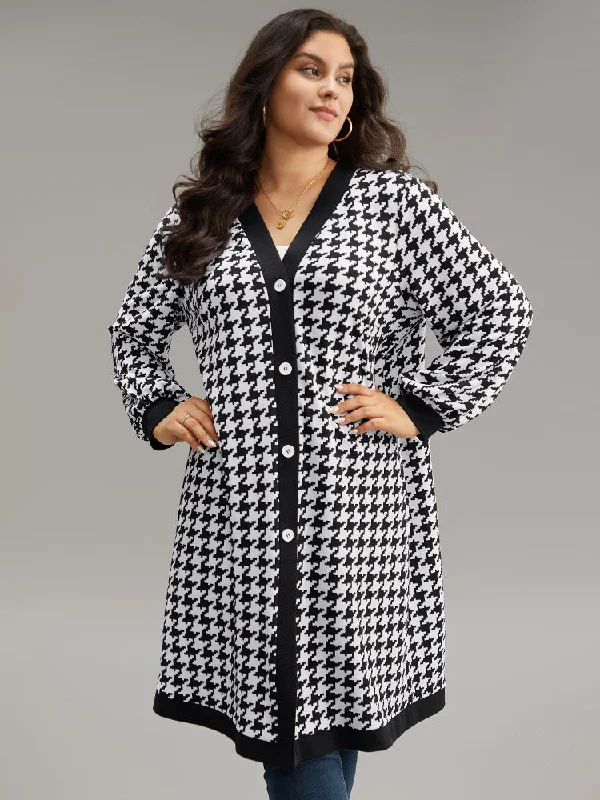 houndstooth-button-through-contrast-trim-coat