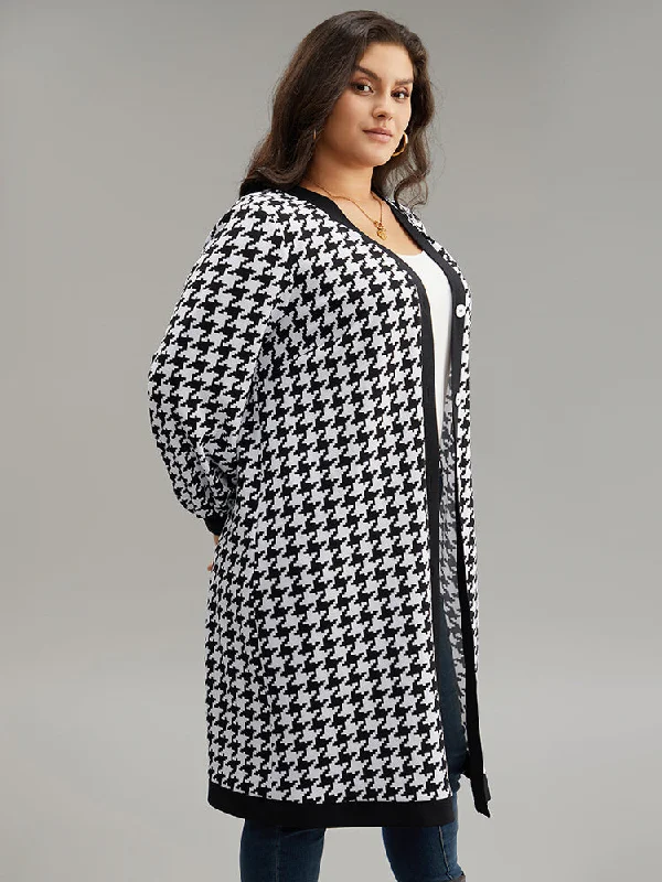 houndstooth-button-through-contrast-trim-coat