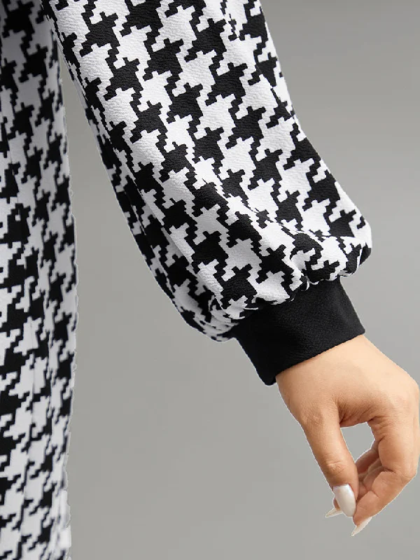 houndstooth-button-through-contrast-trim-coat