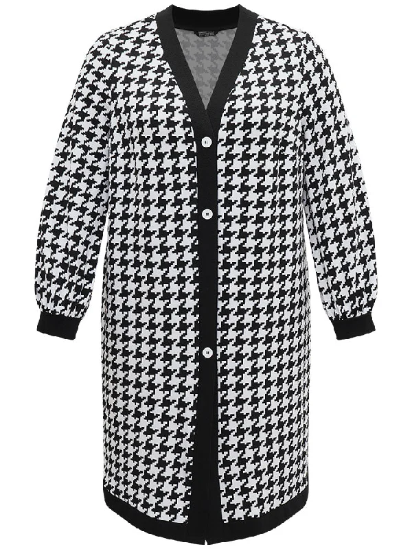 houndstooth-button-through-contrast-trim-coat