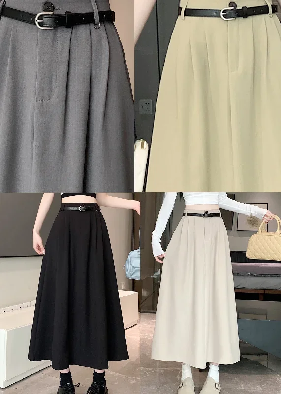 italian-khaki-versatile-high-waist-wrinkled-skirt-spring