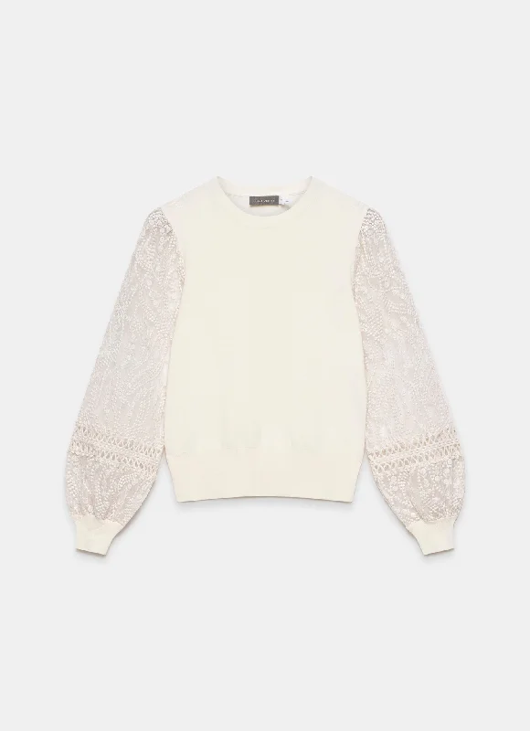 ivory-woven-sleeve-jumper