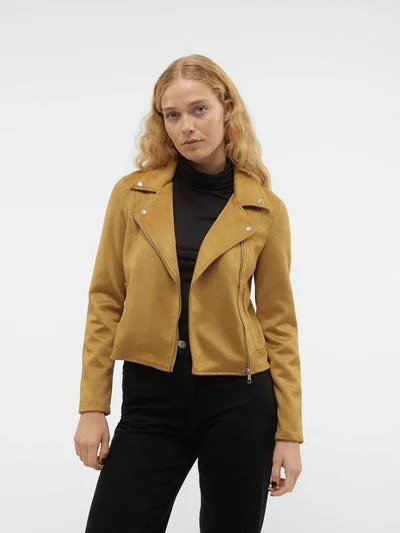 jose-bistre-tan-faux-suede-biker-jacket