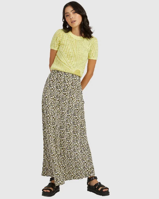 June Maxi Skirt - RVCA Black