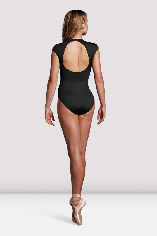 ladies-mirella-black-label-cap-sleeve-open-back-leotard-black