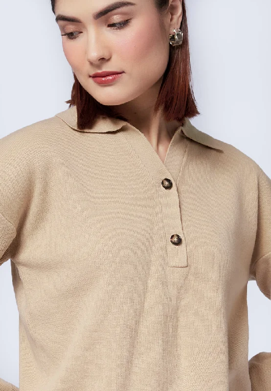 long-sleeve-polo-shirt-24b023-khaki