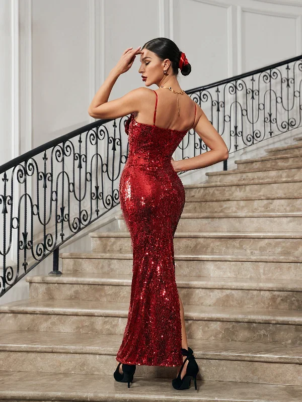 lorelei-red-flower-sequin-dress