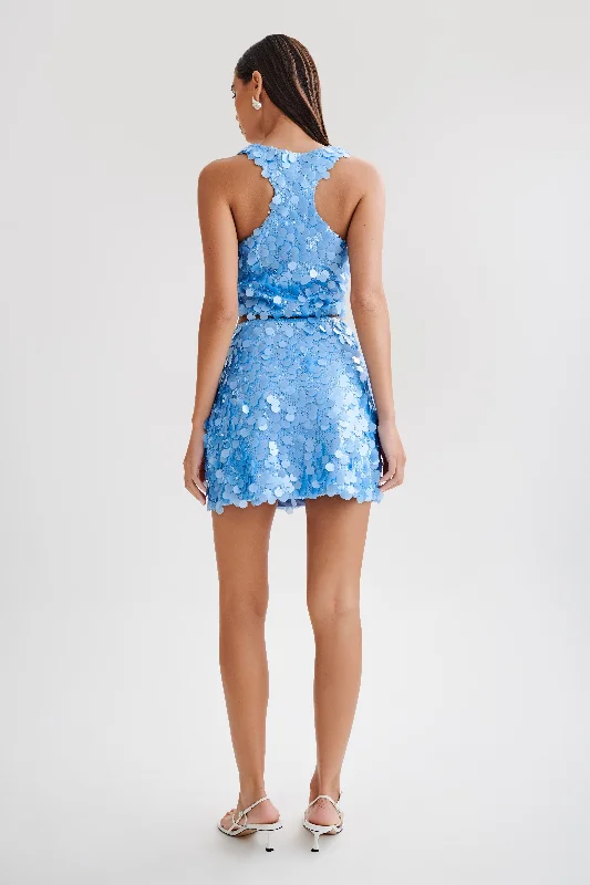 maude-transparent-sequin-racer-crop-top-cornflower-blue