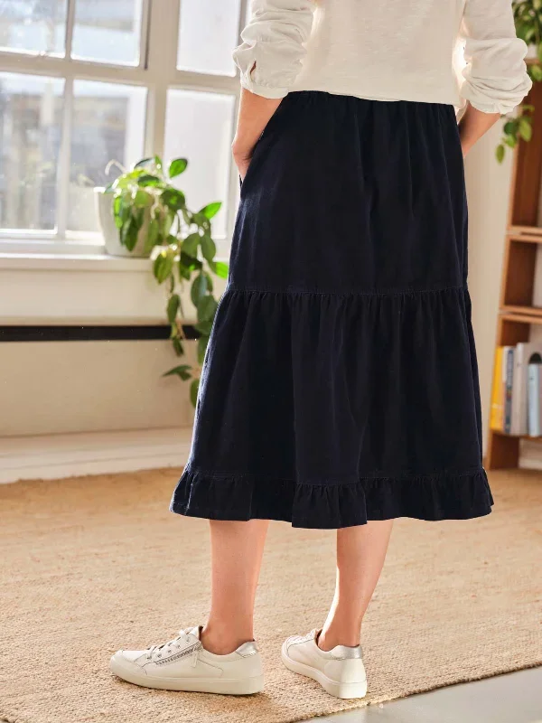 milou-organic-cotton-corduroy-tiered-midi-skirt-navy