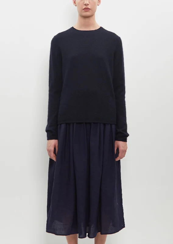 Silk Cashmere and Alpaca Knit — Night