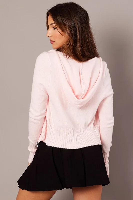 pink-zip-up-cardigan-long-sleeve-hooded-kn2538-40jb-1