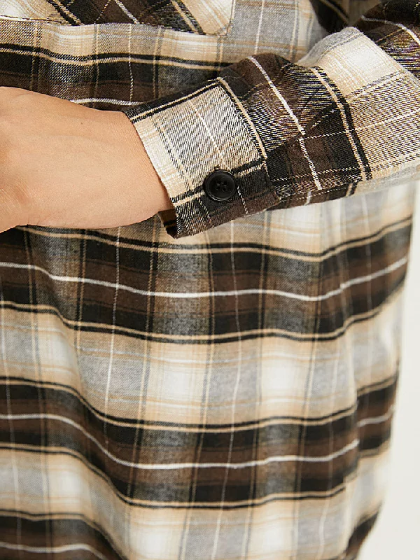 plaid-button-up-hooded-patchwork-coat