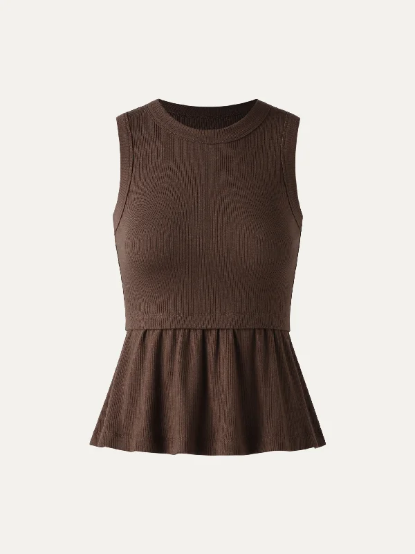 plantive™-peplum-tank