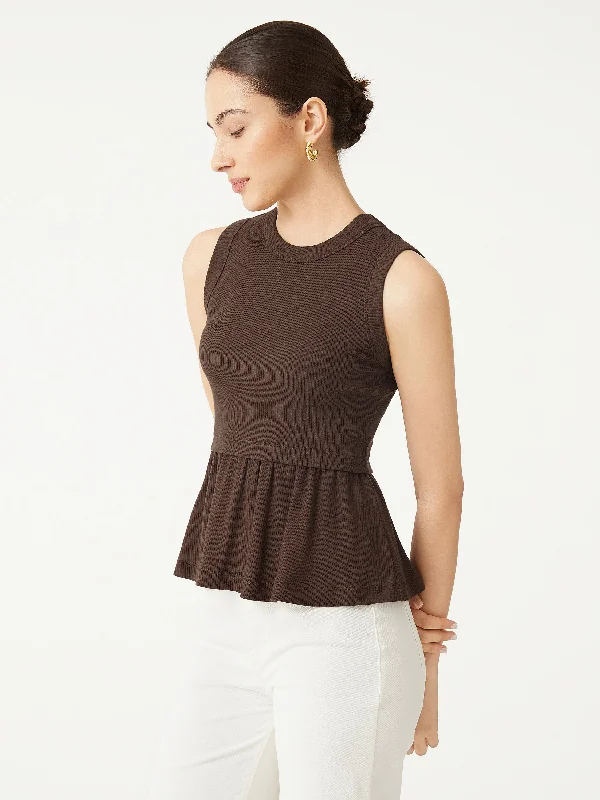 plantive™-peplum-tank