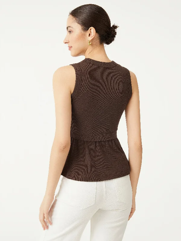 plantive™-peplum-tank