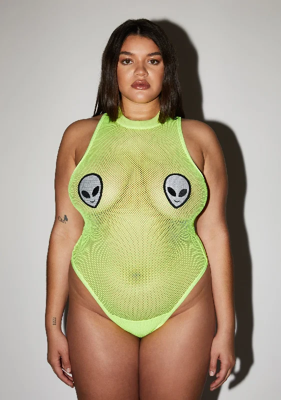 Plus Stardust Fuel Fishnet Bodysuit