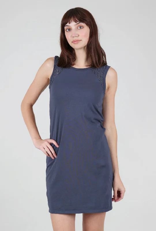 Femme Dress, Blue Suede