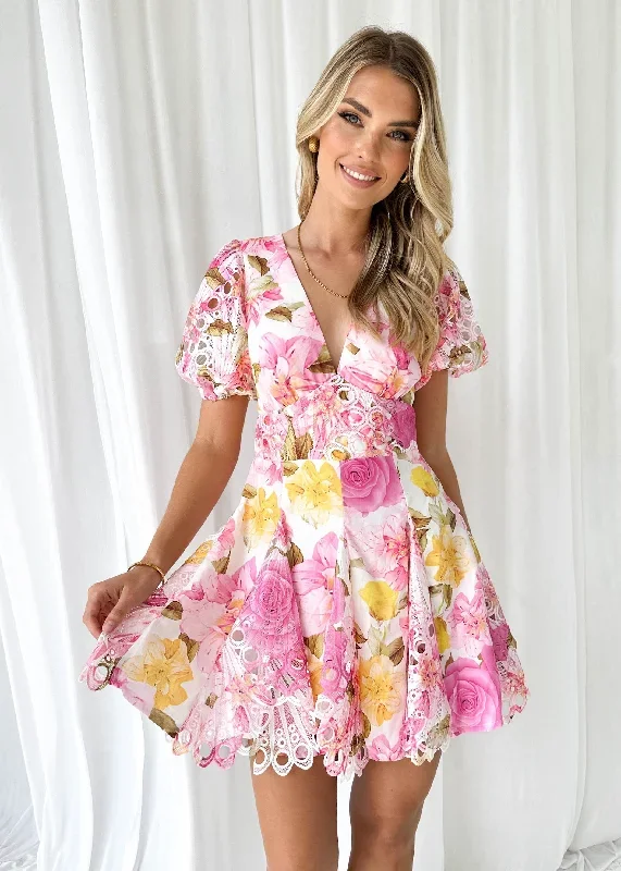 Pristo Dress - Pink Floral