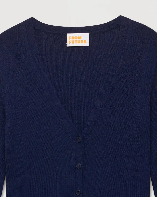 pull-cardigan-a-cotes-s23-femme-navy