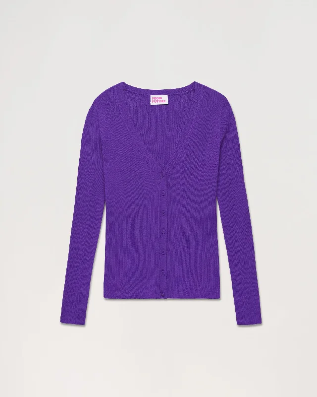 pull-cardigan-a-cotes-s23-femme-violet-fluo