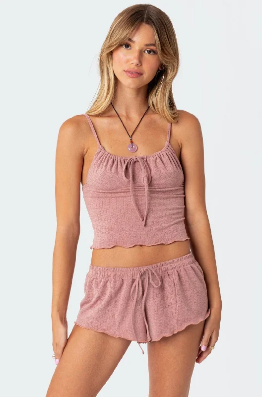 Lumi Pointelle Tank Top