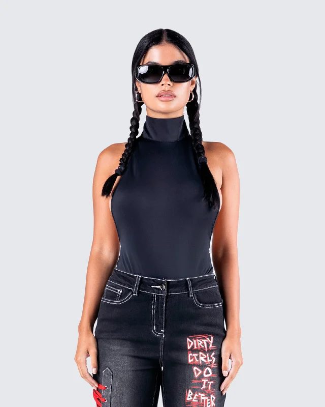 salem-black-knit-halter-bodysuit