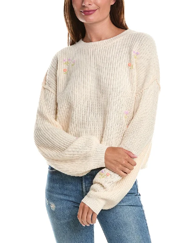 Saltwater Luxe Embroidered Sweater