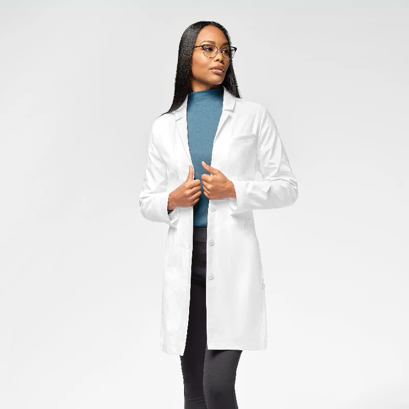 Slate Women's 35 Inch Doctors Coat - White