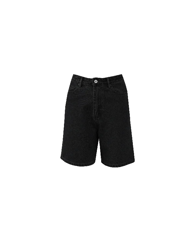 SOLAR RELAXED SHORT BLACK