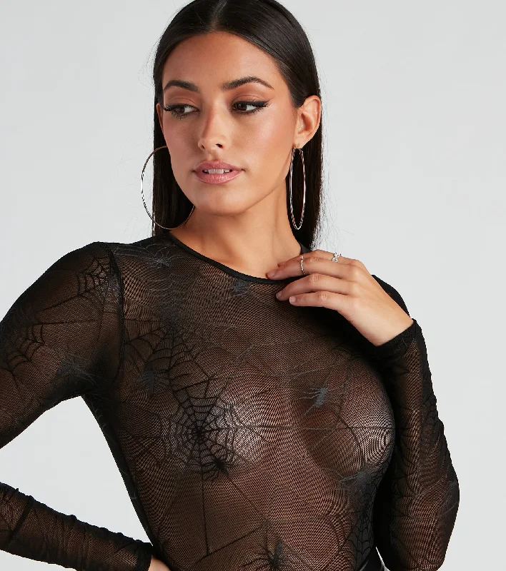 spider-babe-mesh-graphic-bodysuit-060014923001