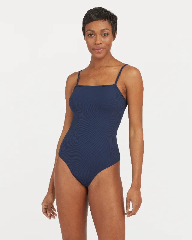 Suit Yourself Ribbed Cami Bodysuit