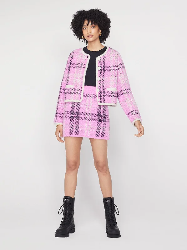 susan-pink-check-boucle-knit-mini-skirt