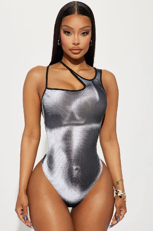 Tempted To Touch Bodysuit - Black/combo