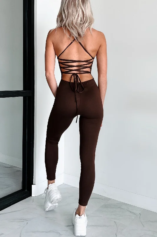 time-to-walk-away-lace-up-back-jumpsuit-coffee