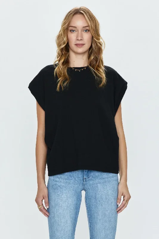 Trina Muscle Tee - Black