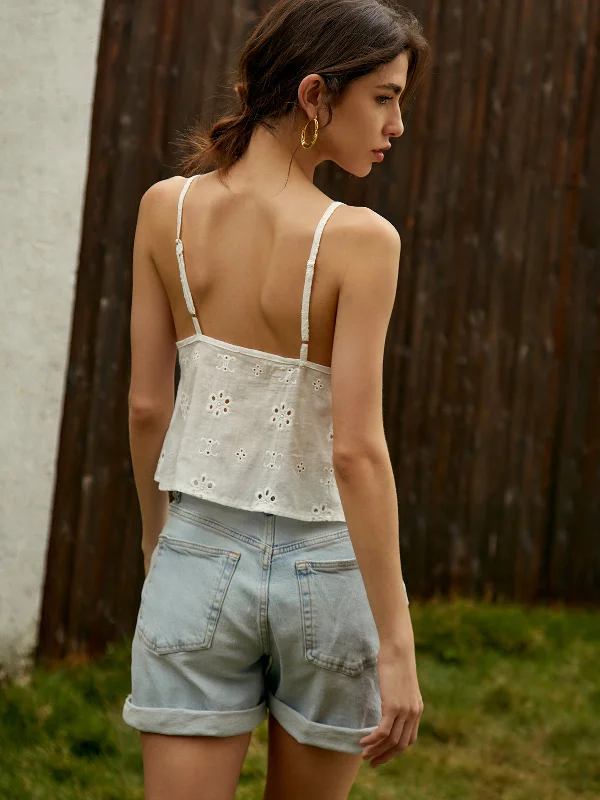 v-neck-hollow-out-cami-top