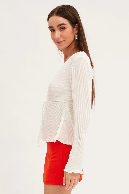 white-plisse-long-sleeve-tie-front-bolero-oj1102-38wb