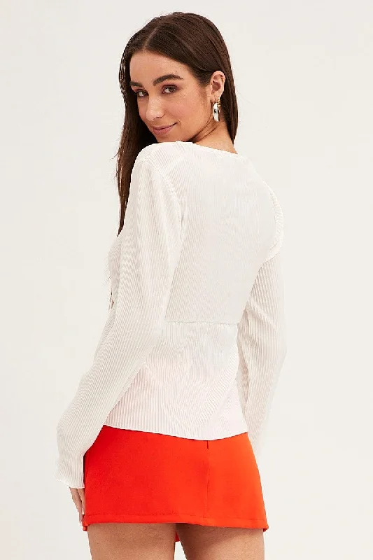 white-plisse-long-sleeve-tie-front-bolero-oj1102-38wb