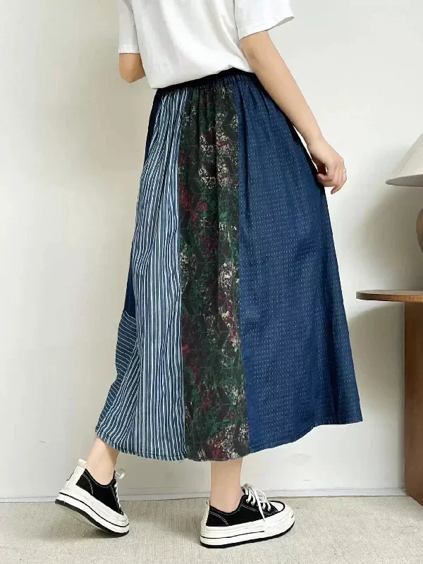 women-loose-retro-versatile-skirt-summer