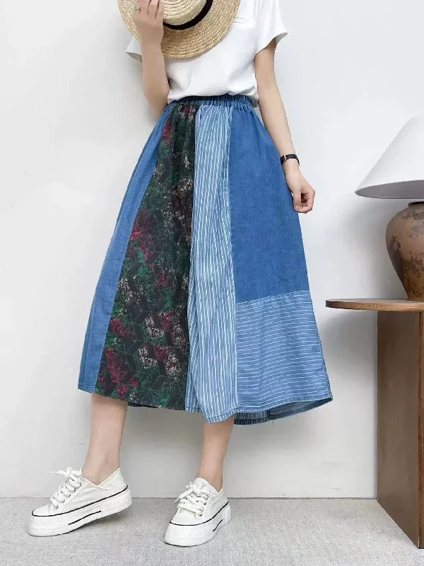 women-loose-retro-versatile-skirt-summer